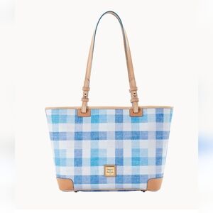 Dooney & bourke blue gingham bag